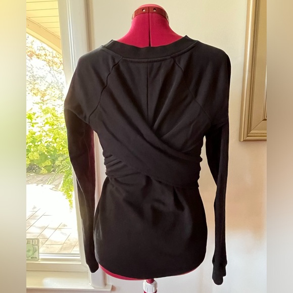 ALLSAINTS SWEATSHIRT WITH TIE BELT - Picture 5 of 11